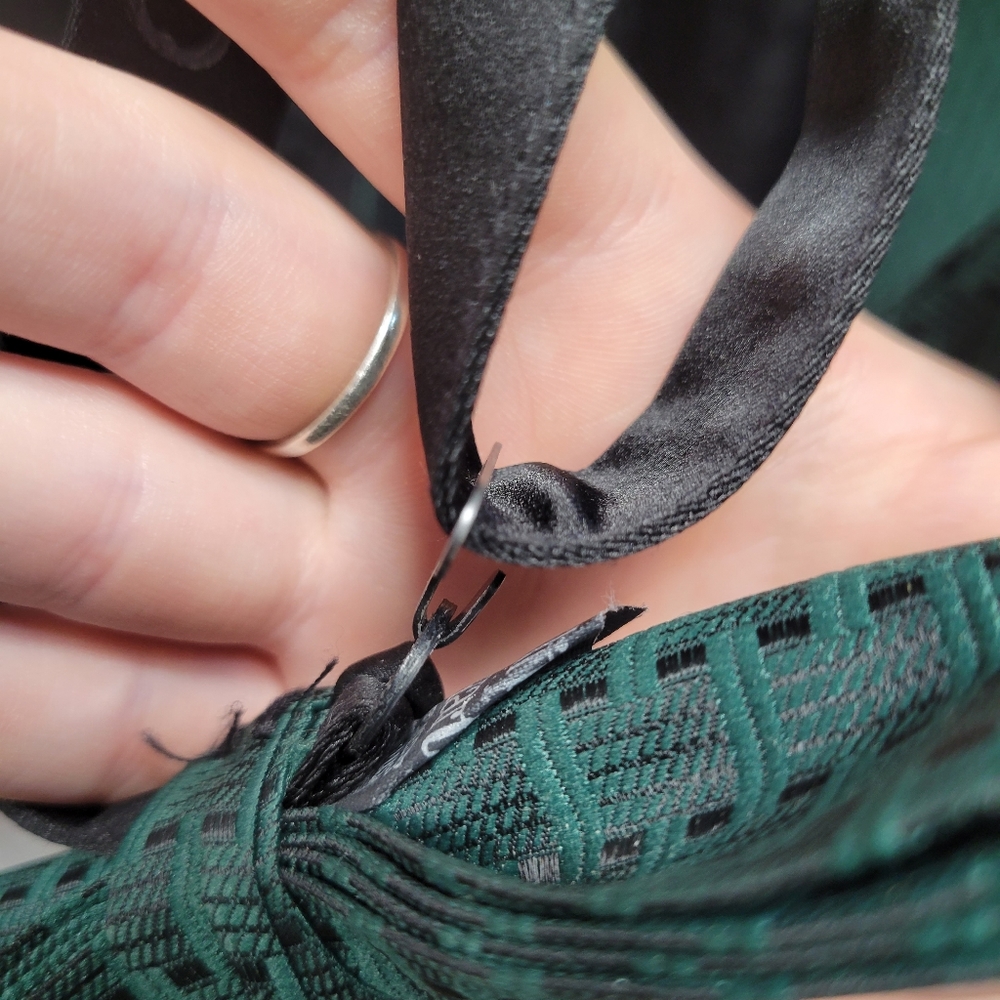 Green Unique Pattern Bundle Backless Vests And Ti… - image 7